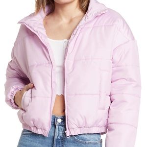 NWT Abound Pink Puffer Jacket